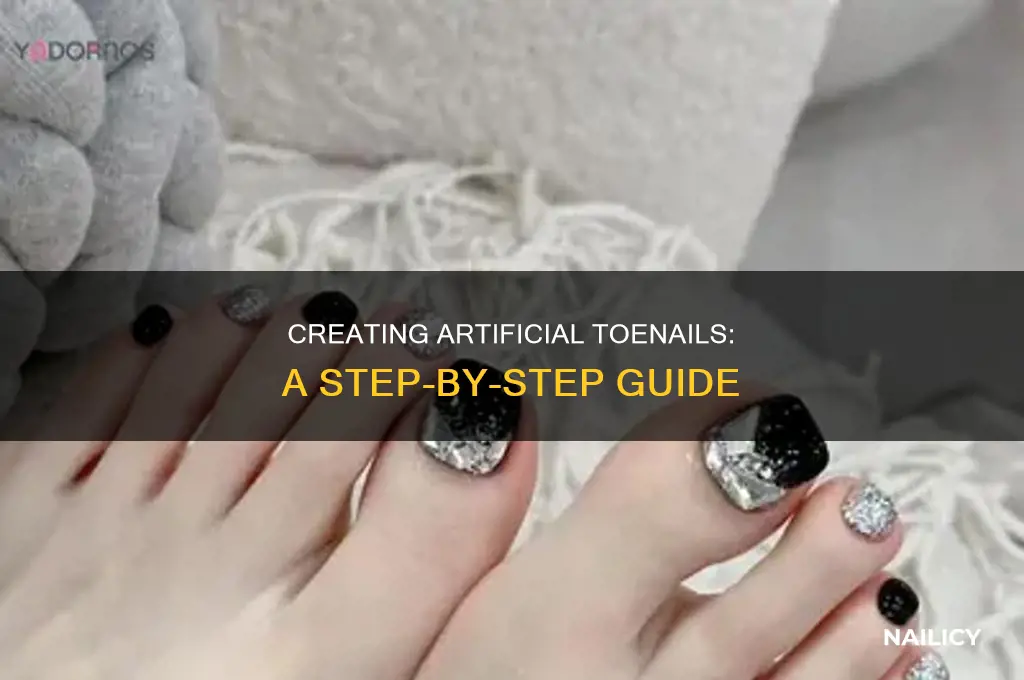 how to make a fake toe nail