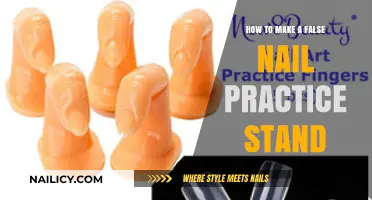 Creating a False Nail Practice Stand: DIY Guide