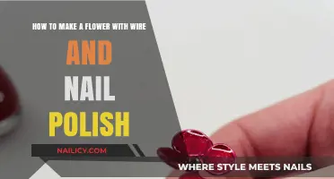 Crafting Delicate Wire Flowers: A Nail Polish Embellishment Guide