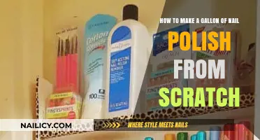 DIY Nail Polish: Crafting a Gallon from Scratch at Home