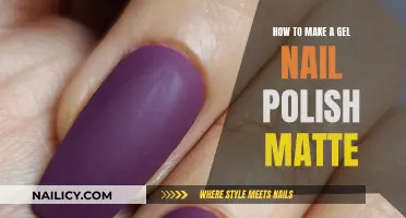Matte Finish for Gel Nails: Achieving a Velvet Look