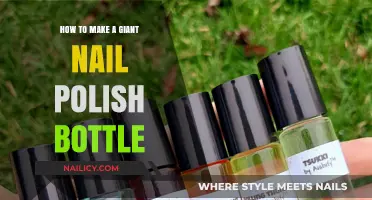 Crafting a Giant Nail Polish Bottle: Creative DIY Guide