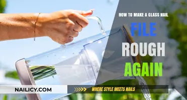 Glass Nail File: Restore the Rough Surface