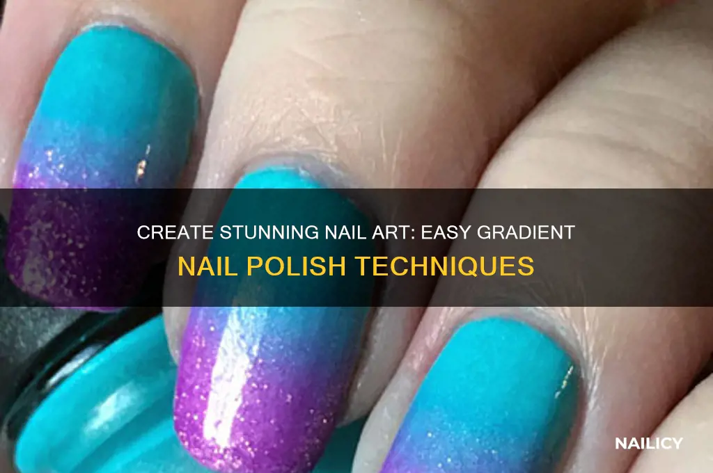 how to make a gradient with nail polish