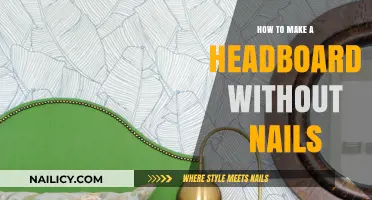 Creating a Headboard: No Nails Needed