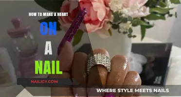Creating a Heart-Shaped Design on Your Nails