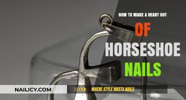 Creating a Heart: Horseshoe Nails and Artistic Expression