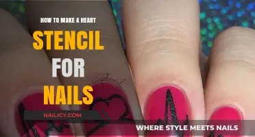 Creating Heart Stencils for Nail Art Designs