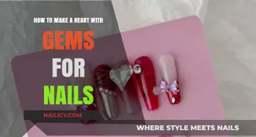 Creating Heart Gem Nail Art