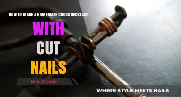 Creating a Rustic Cross Necklace with Nails