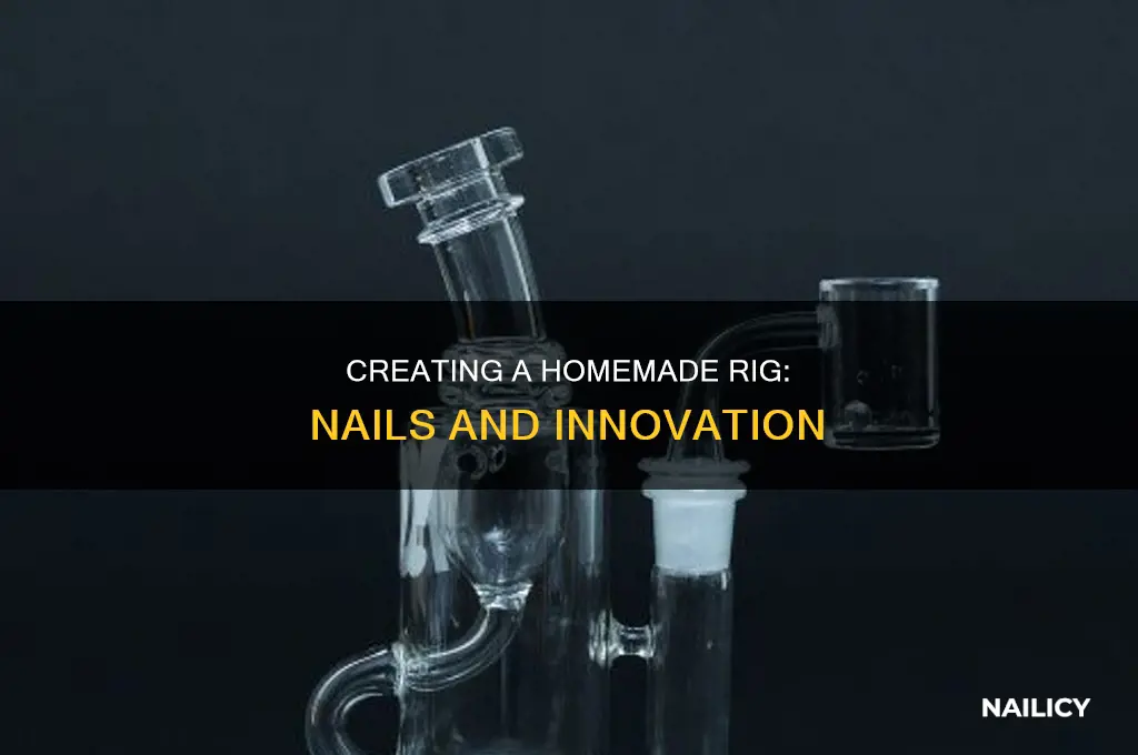 how to make a homemade rig with a nail