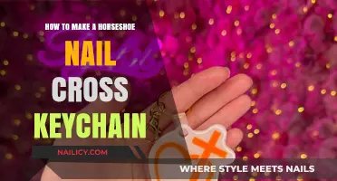 Crafting Horseshoe Nail Cross Keychains: DIY Guide