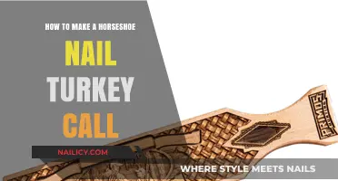 Crafting a Turkey Call: Horseshoe Nail Edition