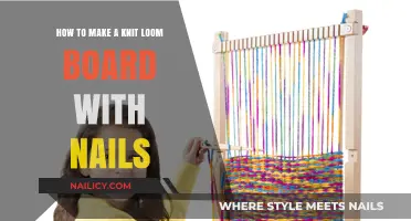 Creating a Knit Loom Board: Nail-by-Nail Guide