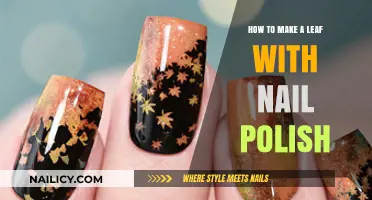 Creative Nail Art: Crafting Realistic Leaf Designs with Nail Polish