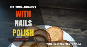 DIY Marble Plate: Easy Nail Polish Crafting Tutorial