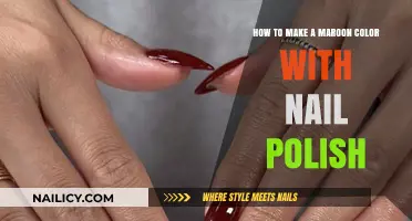Mixing Nail Polish: Create the Perfect Maroon Shade at Home