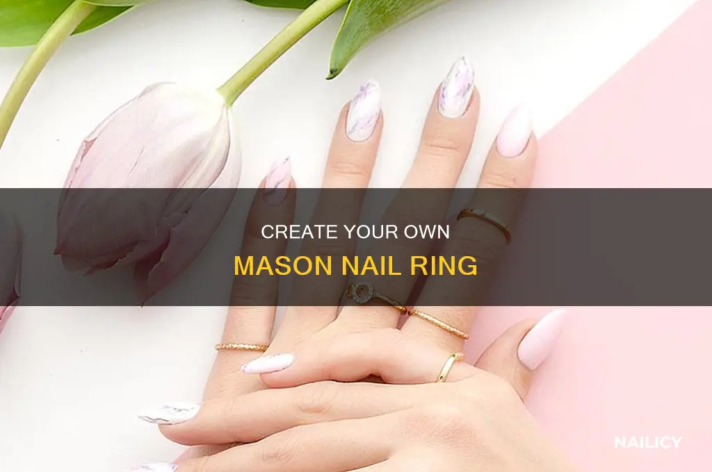 how to make a mason nail ring