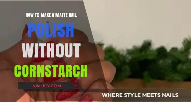 DIY Matte Nail Polish: Cornstarch-Free Recipe for a Smooth Finish