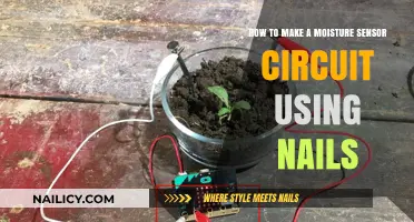 Crafting a Simple Moisture Sensor Circuit with Household Nails
