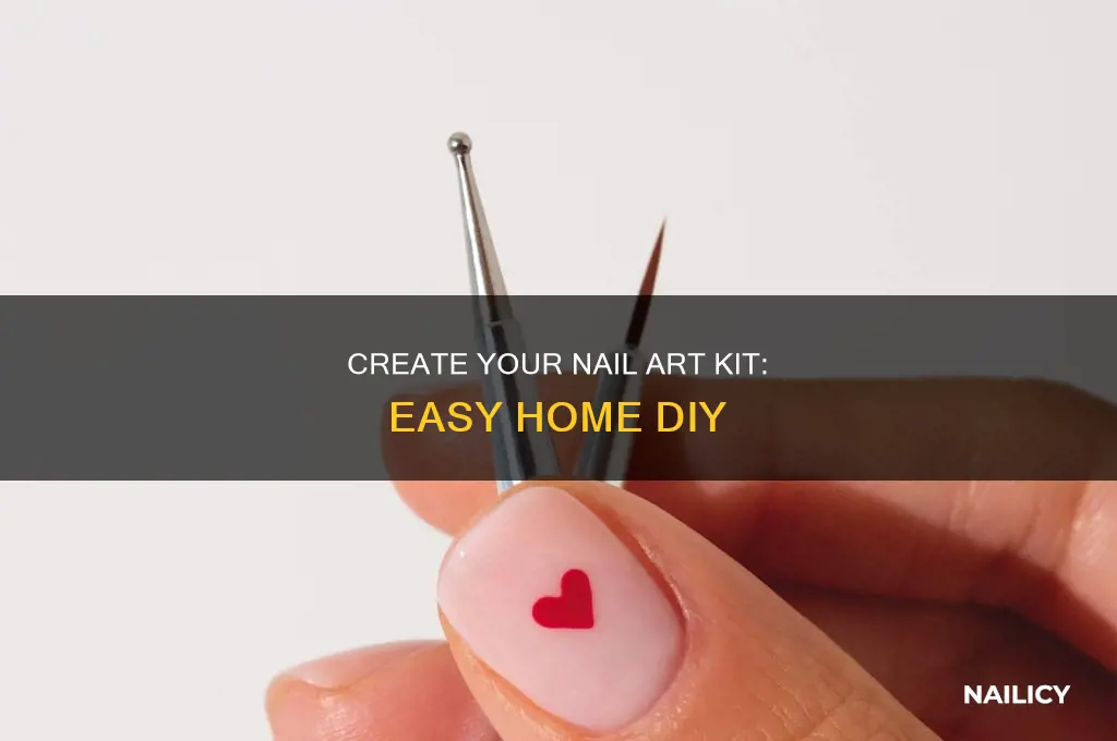 how to make a nail art kit at home