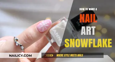 Create a Winter Wonderland with Snowflake Nail Art