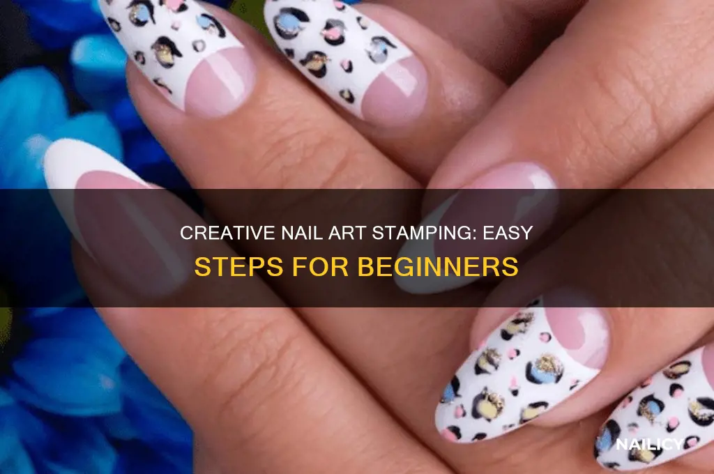 how to make a nail art stamping