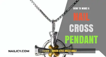 Creating a Nail Cross Pendant: DIY Guide