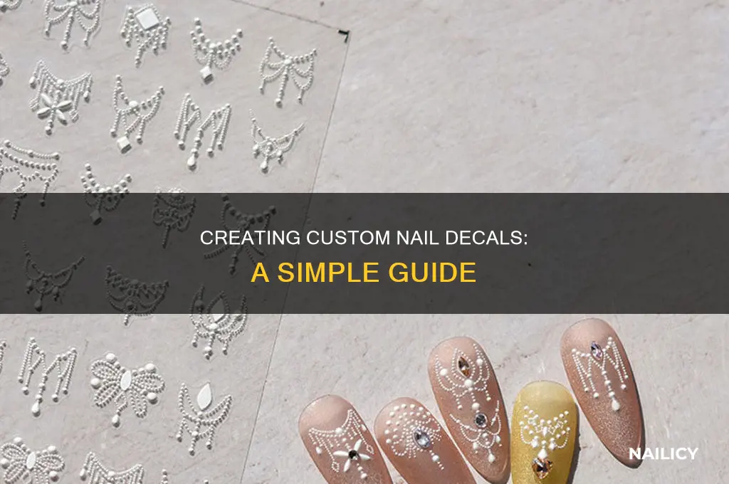 how to make a nail decal