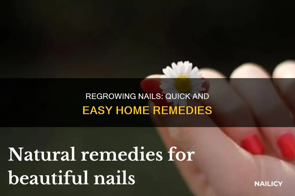 how to make a nail grow back