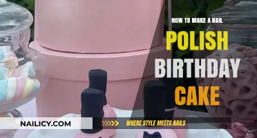 Creative Nail Polish Birthday Cake: A Fun DIY Tutorial