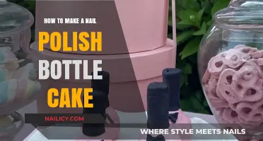 Creative Nail Polish Bottle Cake Tutorial: Easy DIY Dessert Idea