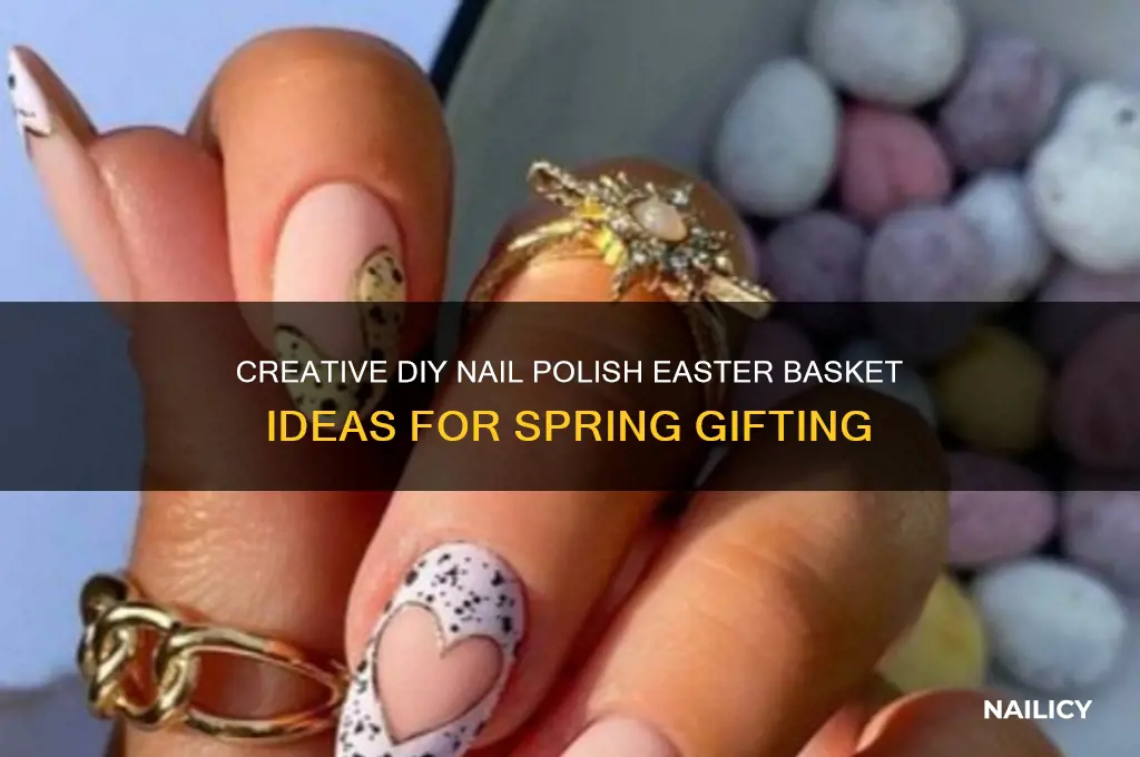 how to make a nail polish easter basket