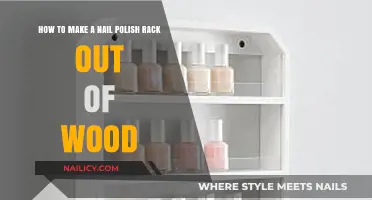 DIY Wood Nail Polish Rack: Organize Your Collection with Style
