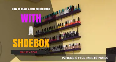 DIY Shoebox Nail Polish Rack: Organize Your Collection Easily