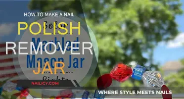Make Your Own Nail Polish Remover Jar