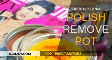 Creating a Nail Polish Remover Pot at Home