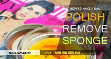 Make Your Own Nail Polish Remover Sponge