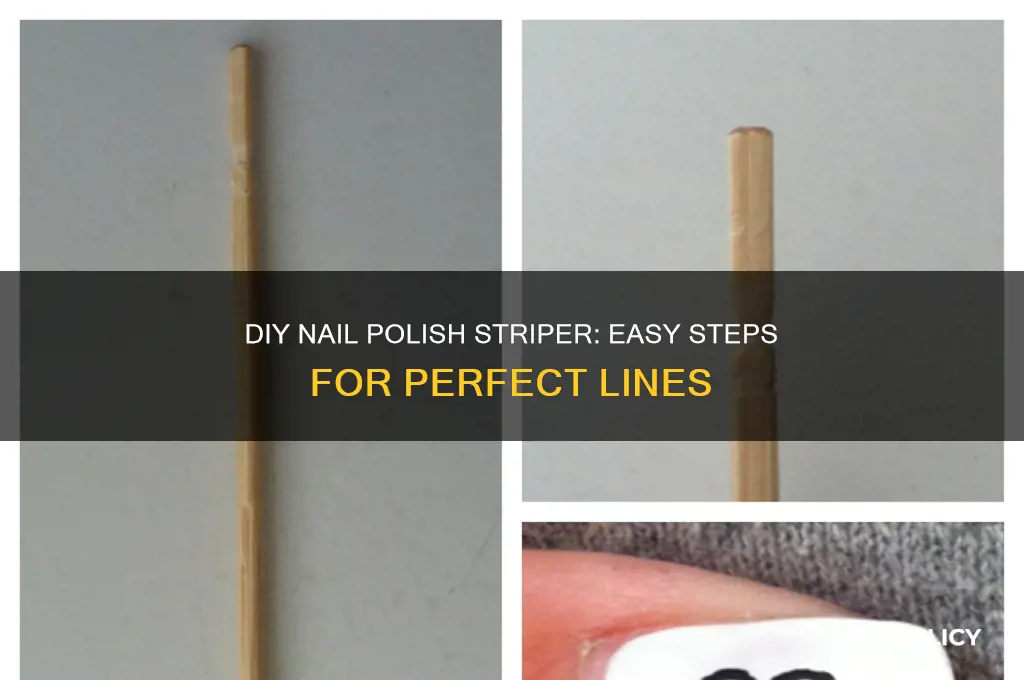how to make a nail polish striper