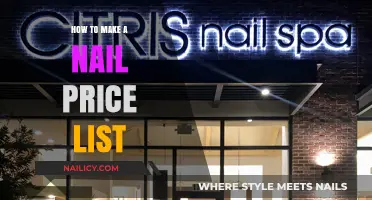 Creating a Nail Salon Price List: Tips and Tricks