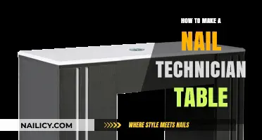 Setting Up Your Nail Technician Table: A Guide