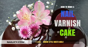 Create a Glossy Nail Varnish Cake