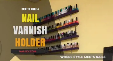 Crafting a Nail Varnish Holder: DIY Guide