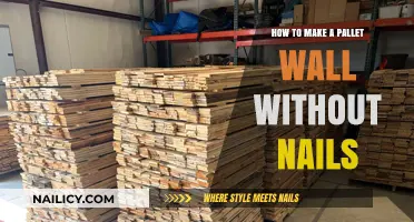 Creating a Pallet Wall: Nail-Free Techniques for a Unique Feature