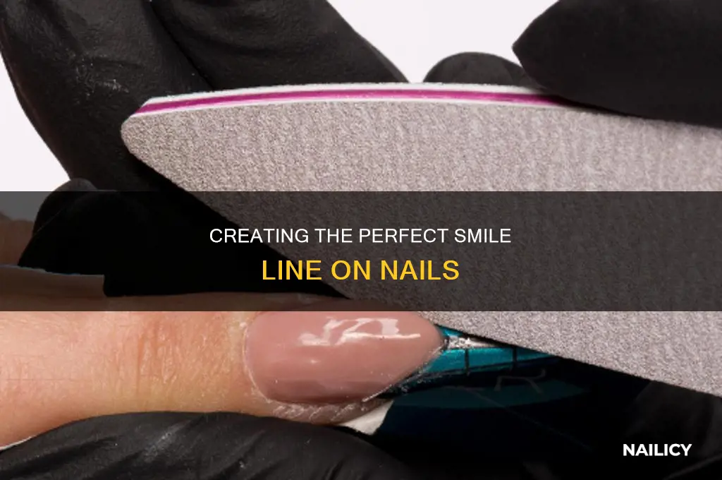 how to make a perfect smile line on nails