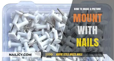 Creating Picture Mounts: Nails for a Professional Finish