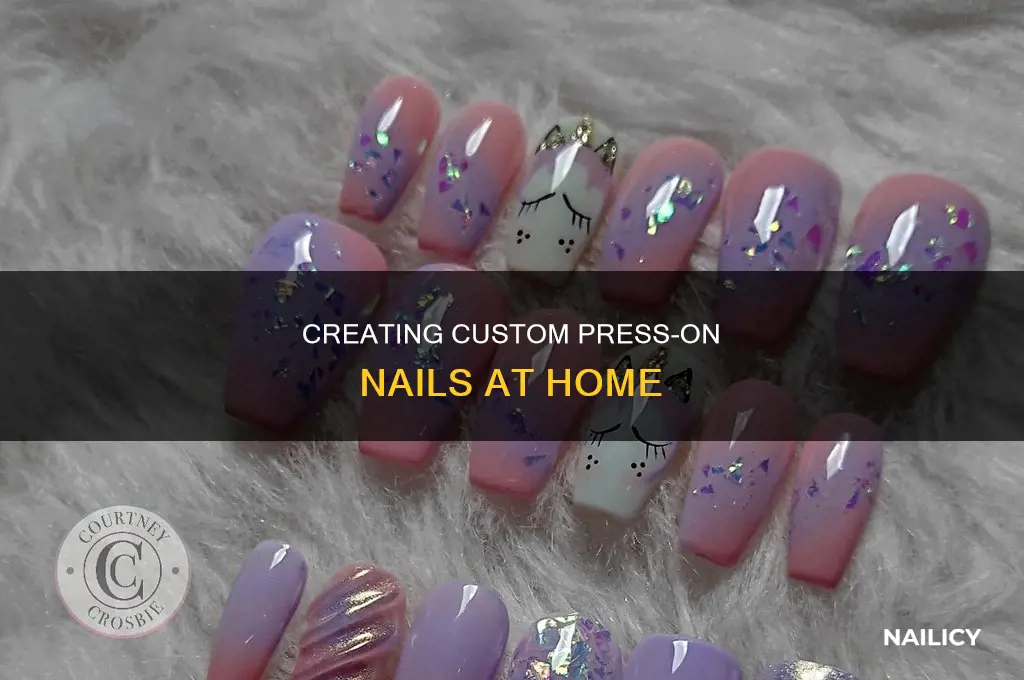 how to make a press on nail set