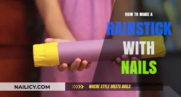 Creating a Soothing Rainstick with Nails: A DIY Guide