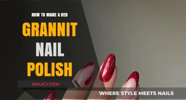 Create Stunning Red Granite Nail Polish: DIY Tutorial & Tips