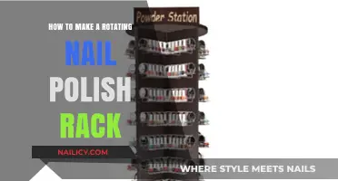 DIY Rotating Nail Polish Rack: Organize Your Collection with Style